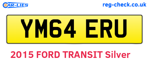 YM64ERU are the vehicle registration plates.