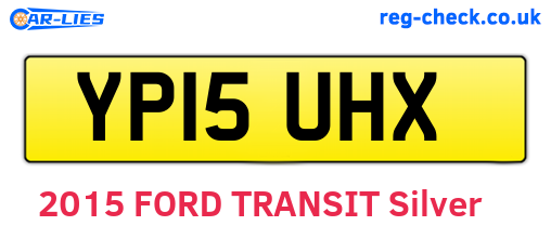 YP15UHX are the vehicle registration plates.