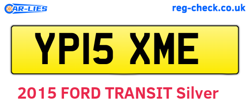 YP15XME are the vehicle registration plates.