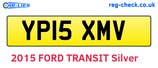 YP15XMV are the vehicle registration plates.