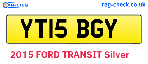 YT15BGY are the vehicle registration plates.