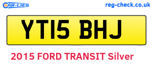 YT15BHJ are the vehicle registration plates.