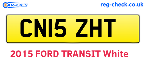 CN15ZHT are the vehicle registration plates.
