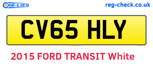 CV65HLY are the vehicle registration plates.