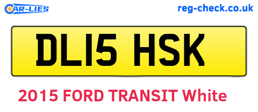 DL15HSK are the vehicle registration plates.