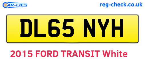 DL65NYH are the vehicle registration plates.