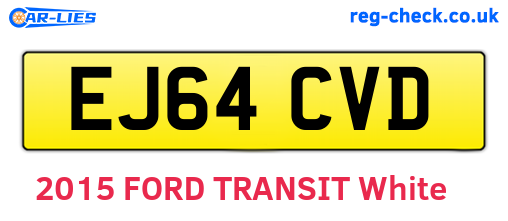 EJ64CVD are the vehicle registration plates.