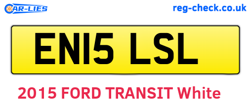 EN15LSL are the vehicle registration plates.