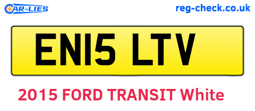 EN15LTV are the vehicle registration plates.