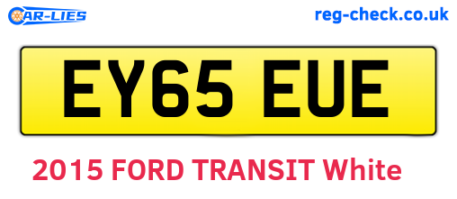 EY65EUE are the vehicle registration plates.
