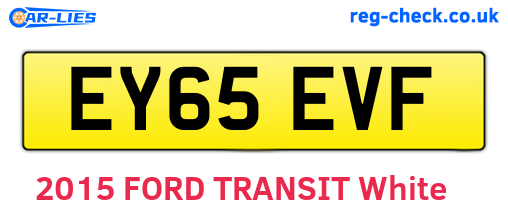 EY65EVF are the vehicle registration plates.