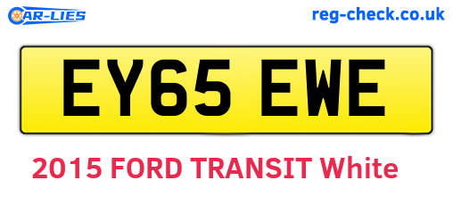 EY65EWE are the vehicle registration plates.