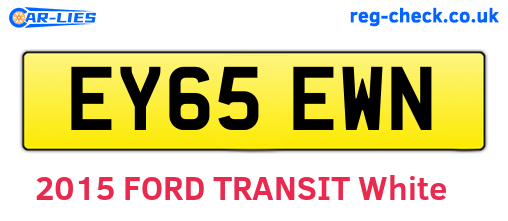 EY65EWN are the vehicle registration plates.