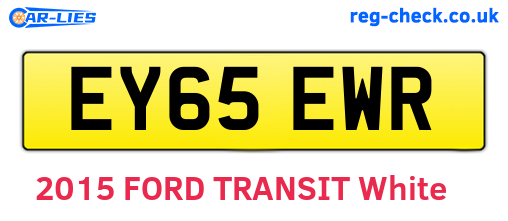 EY65EWR are the vehicle registration plates.