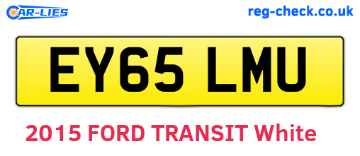 EY65LMU are the vehicle registration plates.