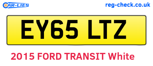 EY65LTZ are the vehicle registration plates.