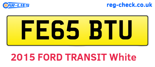 FE65BTU are the vehicle registration plates.