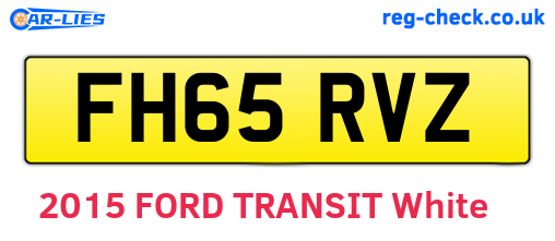 FH65RVZ are the vehicle registration plates.