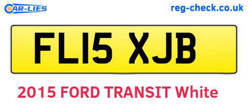 FL15XJB are the vehicle registration plates.