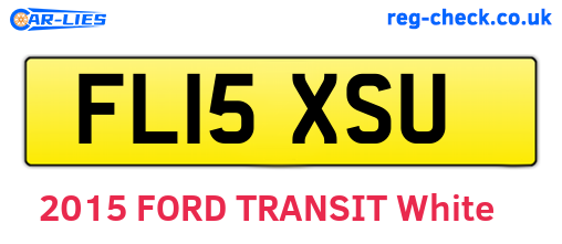FL15XSU are the vehicle registration plates.