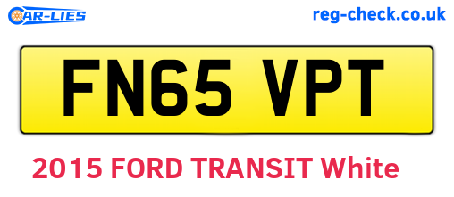 FN65VPT are the vehicle registration plates.