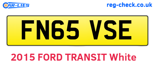 FN65VSE are the vehicle registration plates.