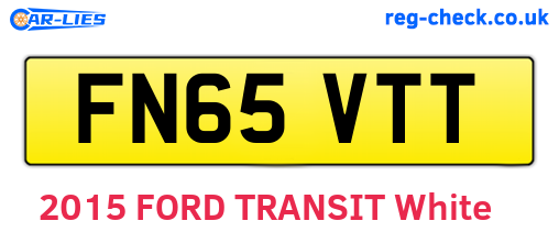 FN65VTT are the vehicle registration plates.