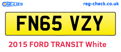 FN65VZY are the vehicle registration plates.