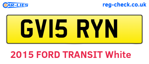 GV15RYN are the vehicle registration plates.