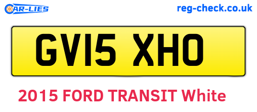 GV15XHO are the vehicle registration plates.