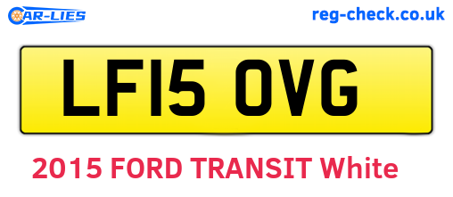 LF15OVG are the vehicle registration plates.