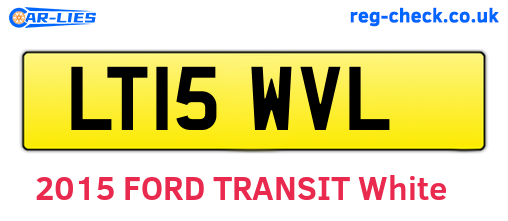 LT15WVL are the vehicle registration plates.