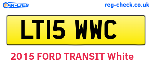 LT15WWC are the vehicle registration plates.