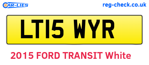 LT15WYR are the vehicle registration plates.