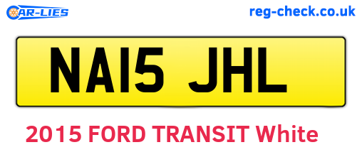 NA15JHL are the vehicle registration plates.