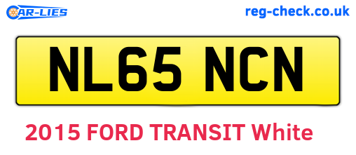 NL65NCN are the vehicle registration plates.