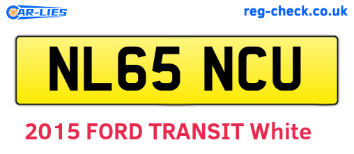 NL65NCU are the vehicle registration plates.