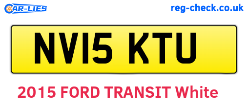 NV15KTU are the vehicle registration plates.