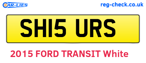 SH15URS are the vehicle registration plates.