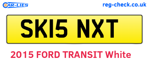 SK15NXT are the vehicle registration plates.