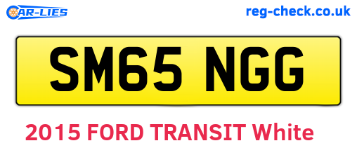 SM65NGG are the vehicle registration plates.
