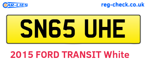 SN65UHE are the vehicle registration plates.