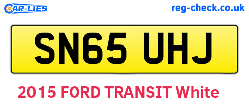 SN65UHJ are the vehicle registration plates.