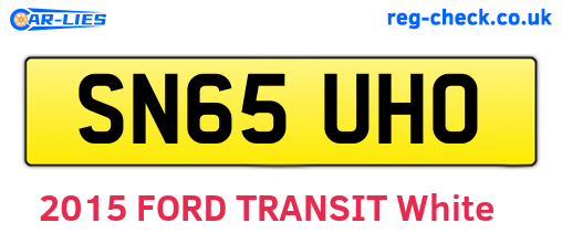 SN65UHO are the vehicle registration plates.