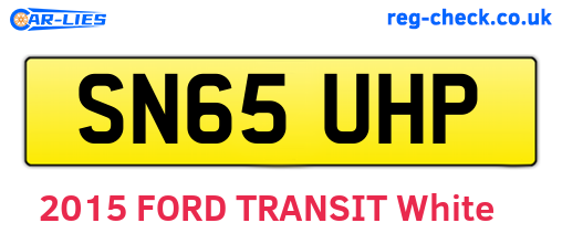 SN65UHP are the vehicle registration plates.