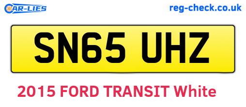 SN65UHZ are the vehicle registration plates.