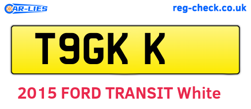 T9GKK are the vehicle registration plates.