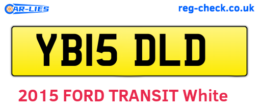 YB15DLD are the vehicle registration plates.