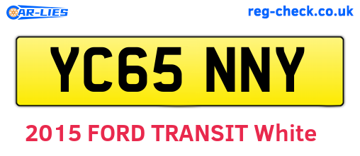 YC65NNY are the vehicle registration plates.
