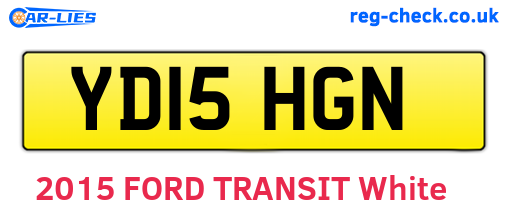 YD15HGN are the vehicle registration plates.